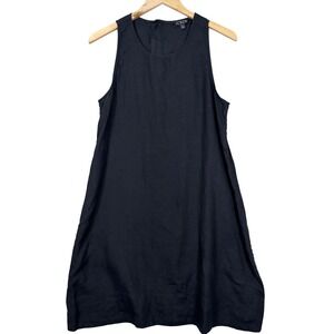 J. Crew Factory Black Sleeveless Mini Dress